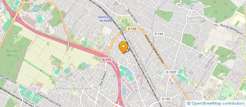 localisation de l'entreprise MADAME ELODIE ROTONDI  SAINT-LEU-LA-FORET