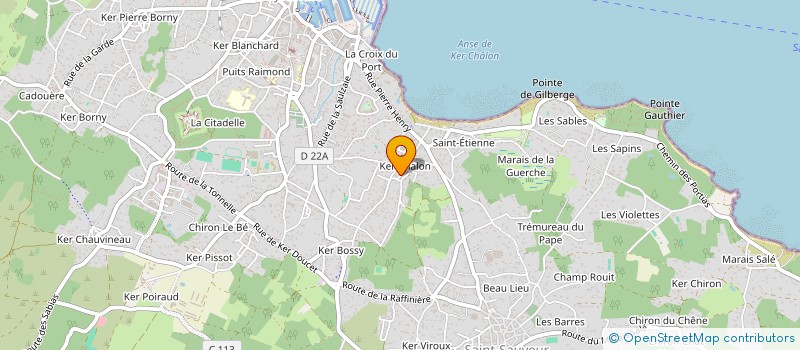 localisation de l'entreprise MADAME ELODIE ROUET  L'ILE-D'YEU