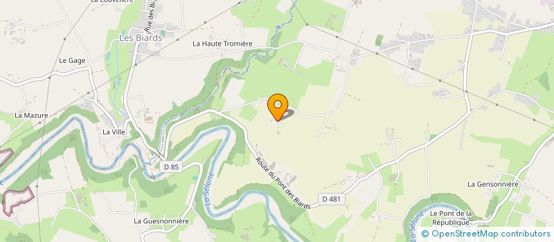 localisation de l'entreprise MADAME ELODIE ROUGEREAU  SAINT-HILAIRE-DU-HARCOUET