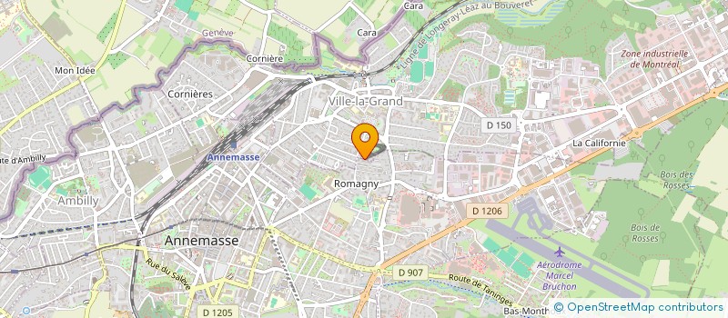 localisation de l'entreprise MADAME ELODIE ROUQUAUD  ANNEMASSE