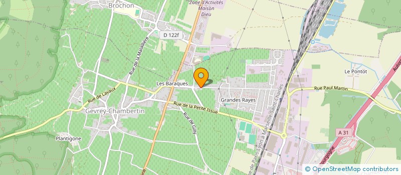 localisation de l'entreprise MADAME ELODIE ROUSSEAU  GEVREY-CHAMBERTIN