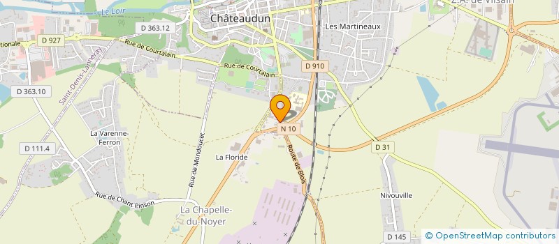 localisation de l'entreprise MADAME ELODIE ROUSSEAU à CHATEAUDUN