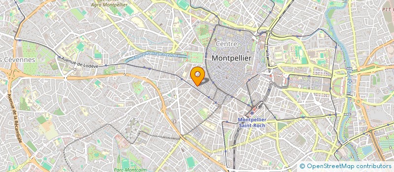 localisation de l'entreprise MADAME ELODIE ROUVIERE à MONTPELLIER