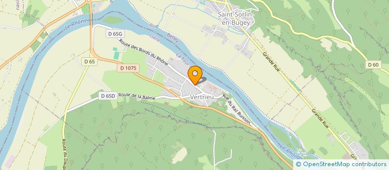 localisation de l'entreprise MADAME ELODIE ROUX  VERTRIEU