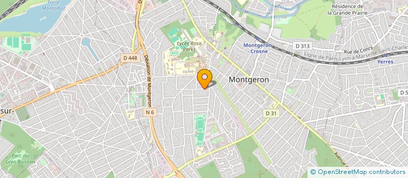 localisation de l'entreprise MADAME ELODIE ROVRO à MONTGERON