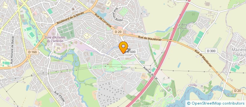 localisation de l'entreprise MADAME ELODIE ROY à CHOLET