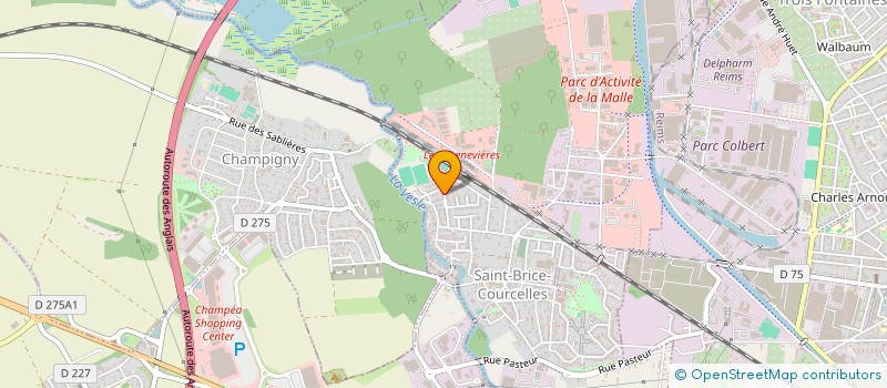 localisation de l'entreprise MADAME ELODIE ROYANT  SAINT-BRICE-COURCELLES