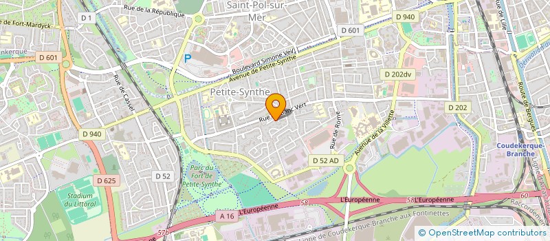 localisation de l'entreprise MADAME ELODIE ROYER à DUNKERQUE