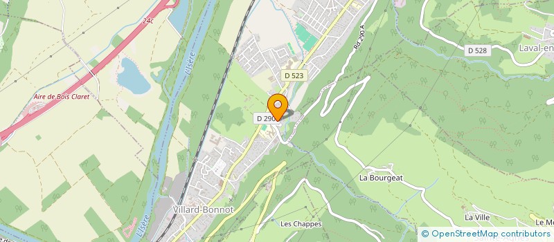 localisation de l'entreprise MADAME ELODIE RUIZ GOMEZ  VILLARD-BONNOT