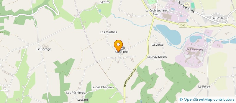 localisation de l'entreprise MADAME ELODIE SAISON à LE MENE