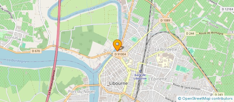 localisation de l'entreprise MADAME ELODIE SALAMALA  LIBOURNE