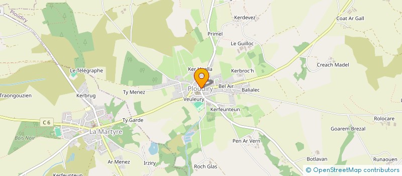 localisation de l'entreprise MADAME ELODIE SALAUN  PLOUDIRY