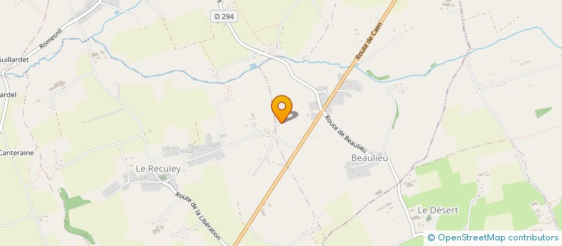 localisation de l'entreprise MADAME ELODIE SALIGNON  SOULEUVRE EN BOCAGE