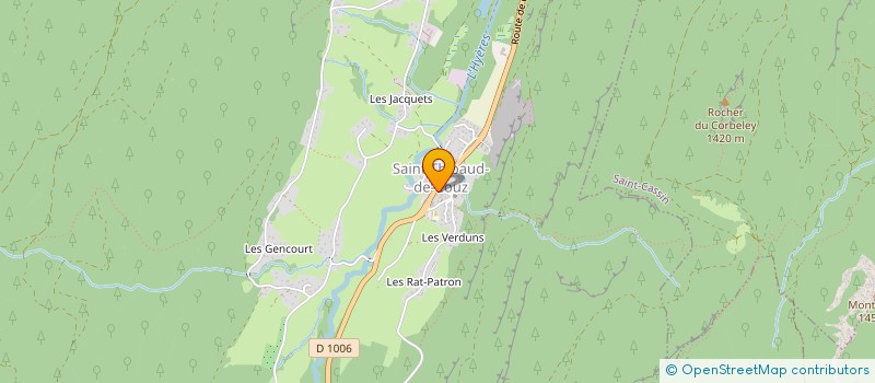 localisation de l'entreprise MADAME ELODIE SALOMON  SAINT-THIBAUD-DE-COUZ