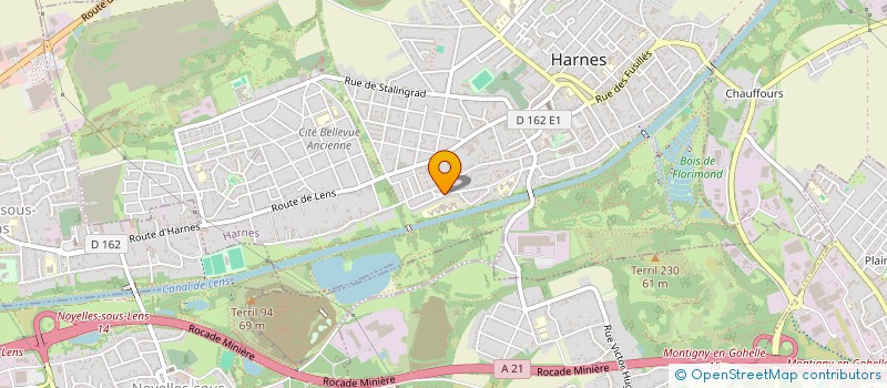 localisation de l'entreprise MADAME ELODIE SALON  HARNES