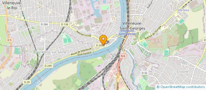localisation de l'entreprise MADAME ELODIE SAMAR  VILLENEUVE-LE-ROI