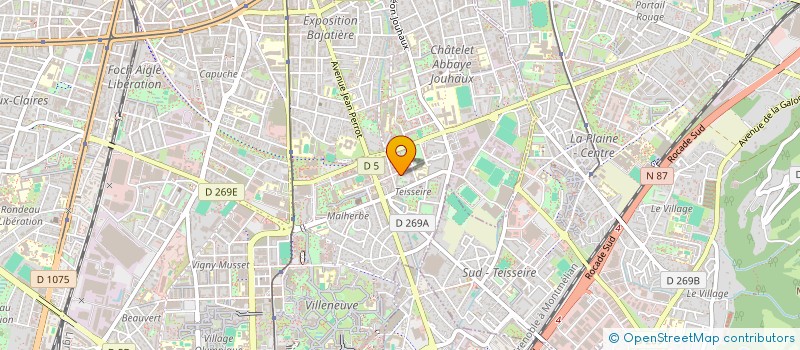 localisation de l'entreprise MADAME ELODIE SAMBOU à GRENOBLE