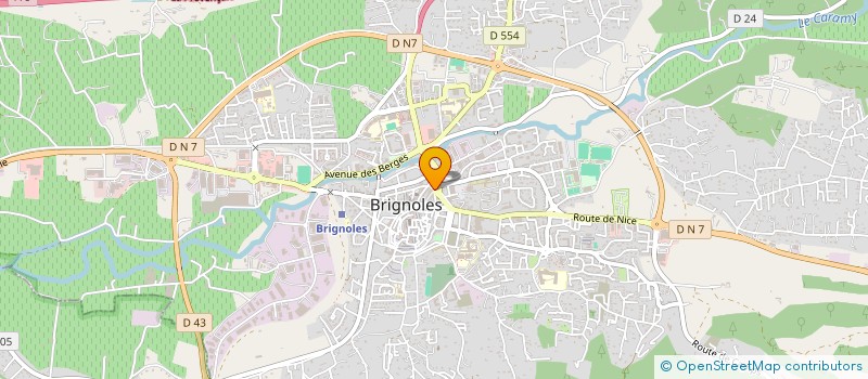 localisation de l'entreprise MADAME ELODIE SAMMARTINO à BRIGNOLES