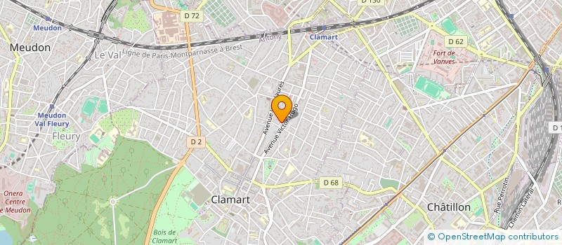localisation de l'entreprise MADAME ELODIE SAN ROMAN à CLAMART
