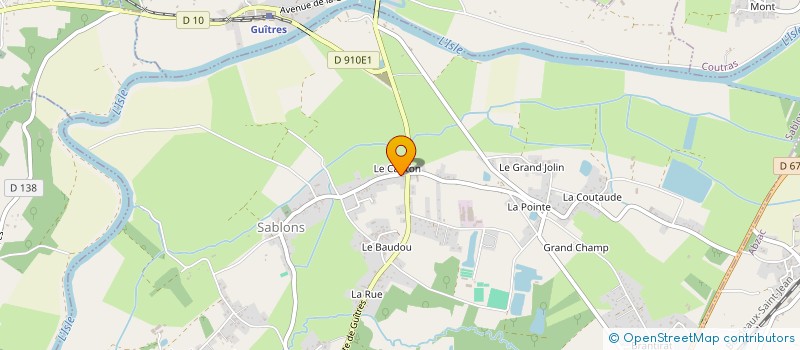 localisation de l'entreprise MADAME ELODIE SANCHEZ  SABLONS