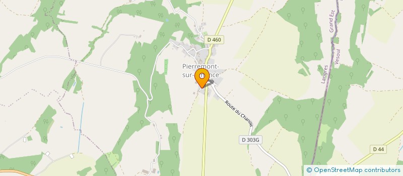 localisation de l'entreprise MADAME ELODIE SANREY à PIERREMONT-SUR-AMANCE