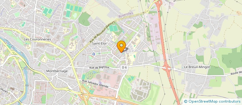 localisation de l'entreprise MADAME ELODIE SAPIN à POITIERS
