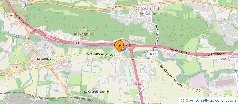 localisation de l'entreprise MADAME ELODIE SAUVAT  FUVEAU