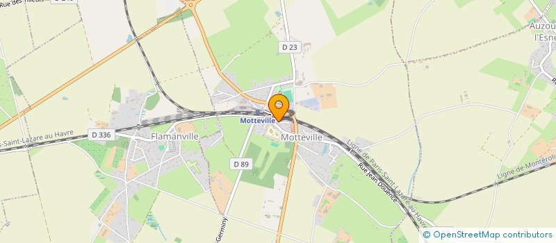 localisation de l'entreprise MADAME ELODIE SAVALLE  MOTTEVILLE