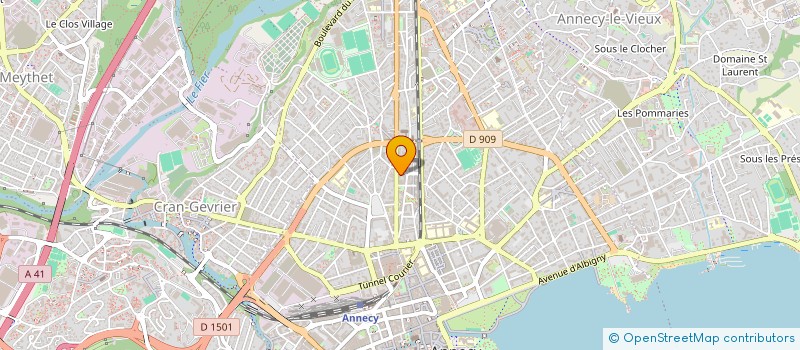 localisation de l'entreprise MADAME ELODIE SAWICKI à ANNECY