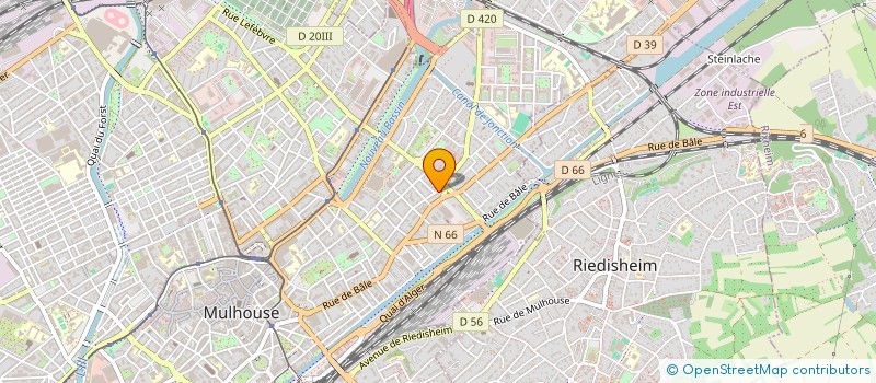 localisation de l'entreprise MADAME ELODIE SCHAAFF  MULHOUSE