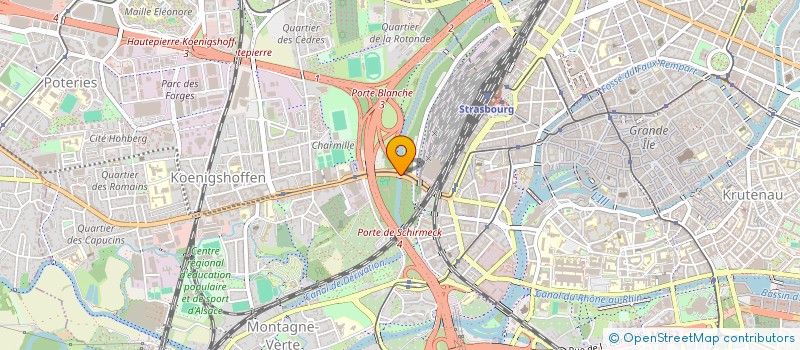 localisation de l'entreprise MADAME ELODIE SCHAEFFNER  STRASBOURG