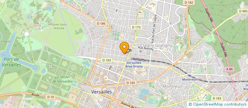 localisation de l'entreprise MADAME ELODIE SCHMITT à VERSAILLES