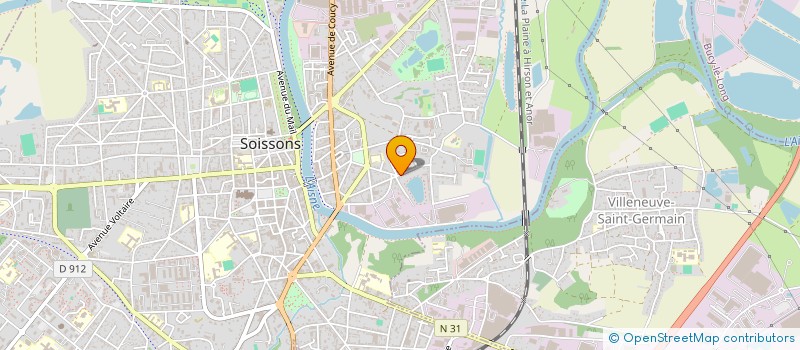 localisation de l'entreprise MADAME ELODIE SCHMITT à SOISSONS