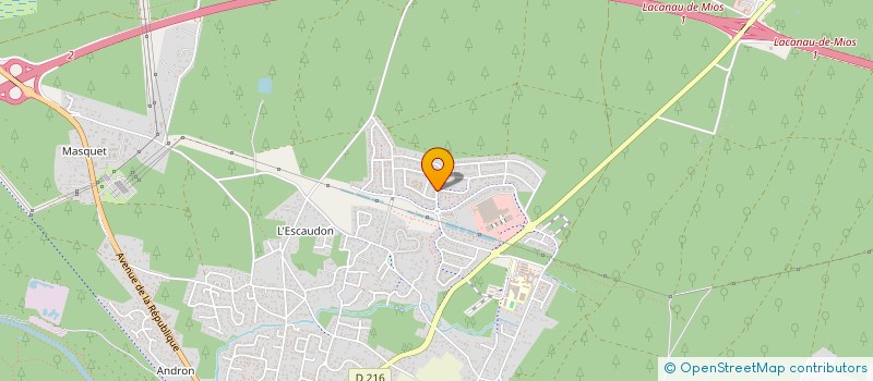 localisation de l'entreprise MADAME ELODIE SCHNEIDER  MIOS