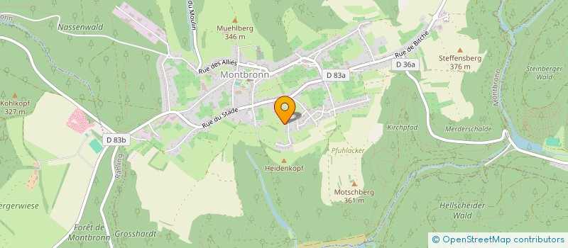 localisation de l'entreprise MADAME ELODIE SCHOENHENTZ  MONTBRONN