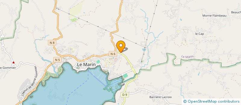 localisation de l'entreprise MADAME ELODIE SEBAS  LE MARIN