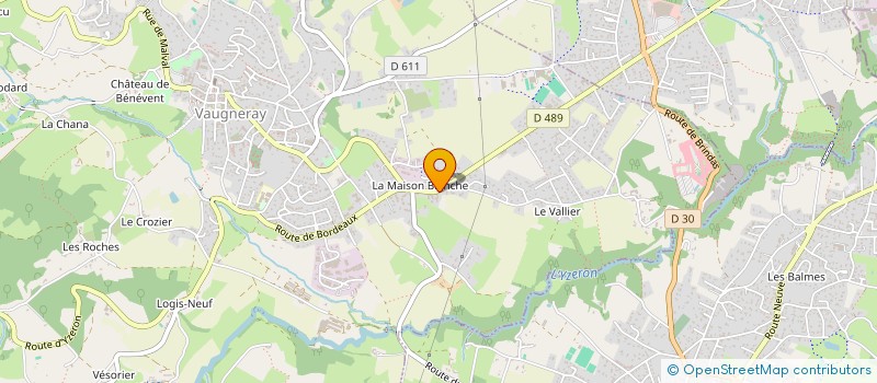 localisation de l'entreprise MADAME ELODIE SEFERIAN  VAUGNERAY