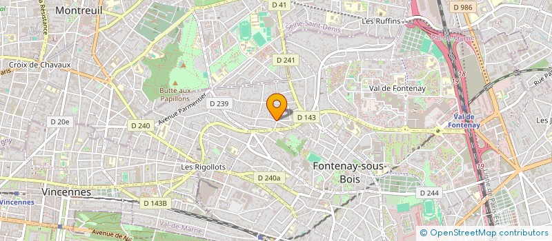 localisation de l'entreprise MADAME ELODIE SELE à FONTENAY-SOUS-BOIS