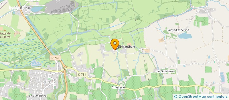 localisation de l'entreprise MADAME ELODIE SERE à OREE D'ANJOU