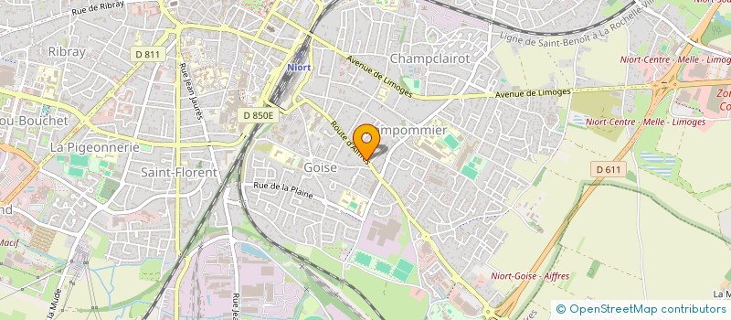localisation de l'entreprise MADAME ELODIE SERREAU à NIORT