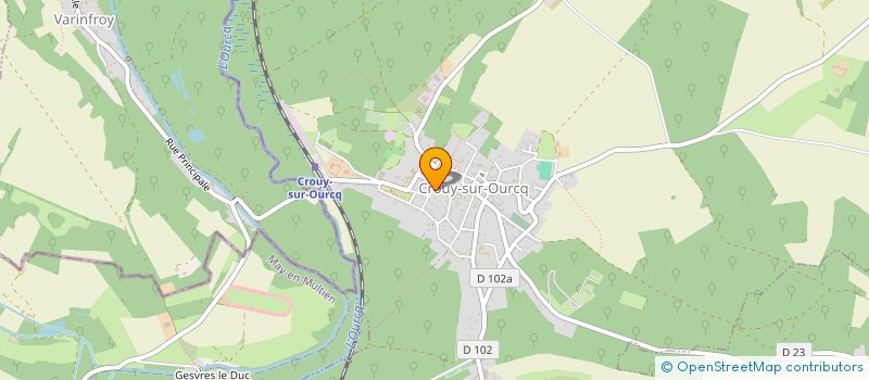 localisation de l'entreprise MADAME ELODIE SEVELLEC  CROUY-SUR-OURCQ