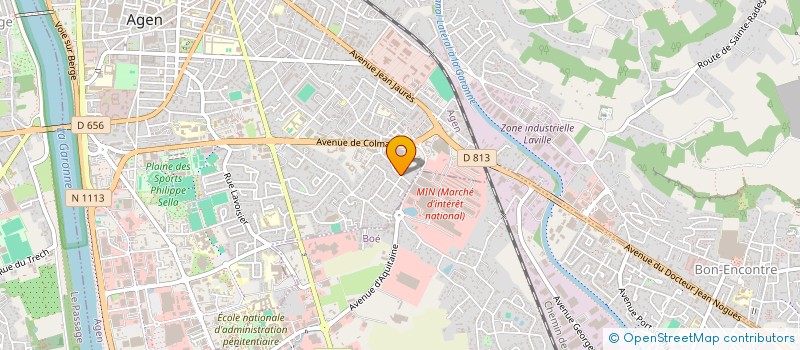 localisation de l'entreprise MADAME ELODIE SEVERAC  AGEN