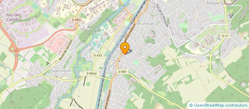 localisation de l'entreprise MADAME ELODIE SIESS  BRUNSTATT-DIDENHEIM