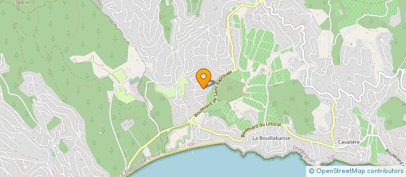 localisation de l'entreprise MADAME ELODIE SIGNOLET à LA CROIX-VALMER