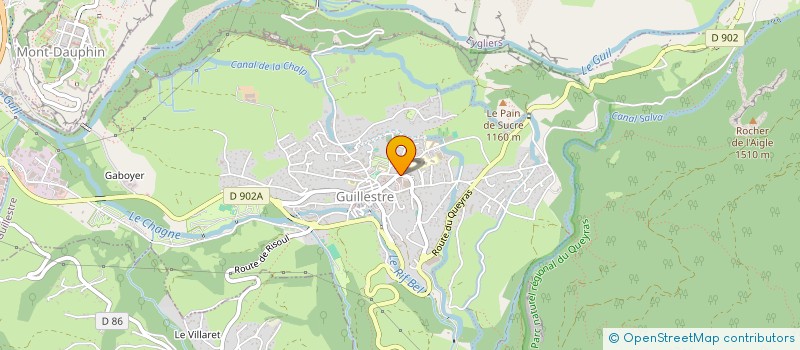 localisation de l'entreprise MADAME ELODIE SILVESTRE  GUILLESTRE