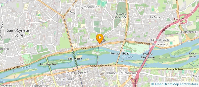 localisation de l'entreprise MADAME ELODIE SIMARD  TOURS