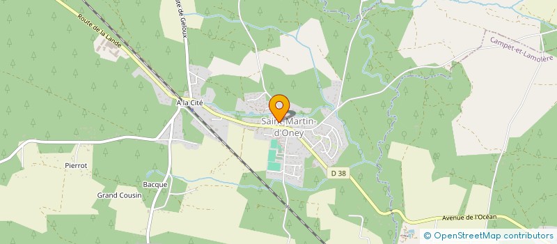 localisation de l'entreprise MADAME ELODIE SIMON  SAINT-MARTIN-D'ONEY