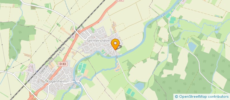 localisation de l'entreprise MADAME ELODIE SIMON  SERMERSHEIM