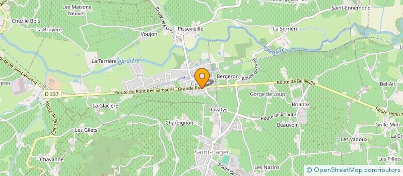 localisation de l'entreprise MADAME ELODIE SIMON  CERCIE