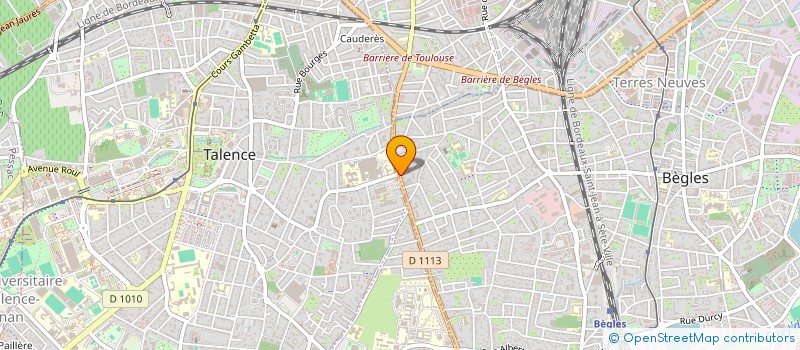 localisation de l'entreprise MADAME ELODIE SOARES BEITO à BEGLES